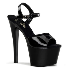 7 Inch Heel SKY-309 Black