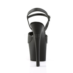 7 Inch Heel SKY-309 Black Pu