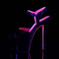 7 Inch Heel SKY-309TT Neon Hot Pink