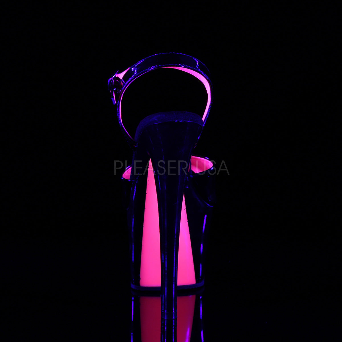 7 Inch Heel SKY-309TT Neon Hot Pink