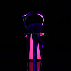 7 Inch Heel SKY-309TT Neon Hot Pink