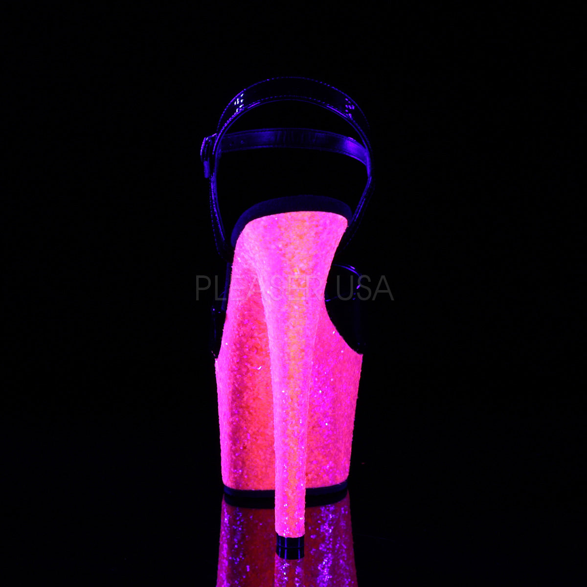 7 Inch Heel SKY-309UVLG Neon Hot Pink