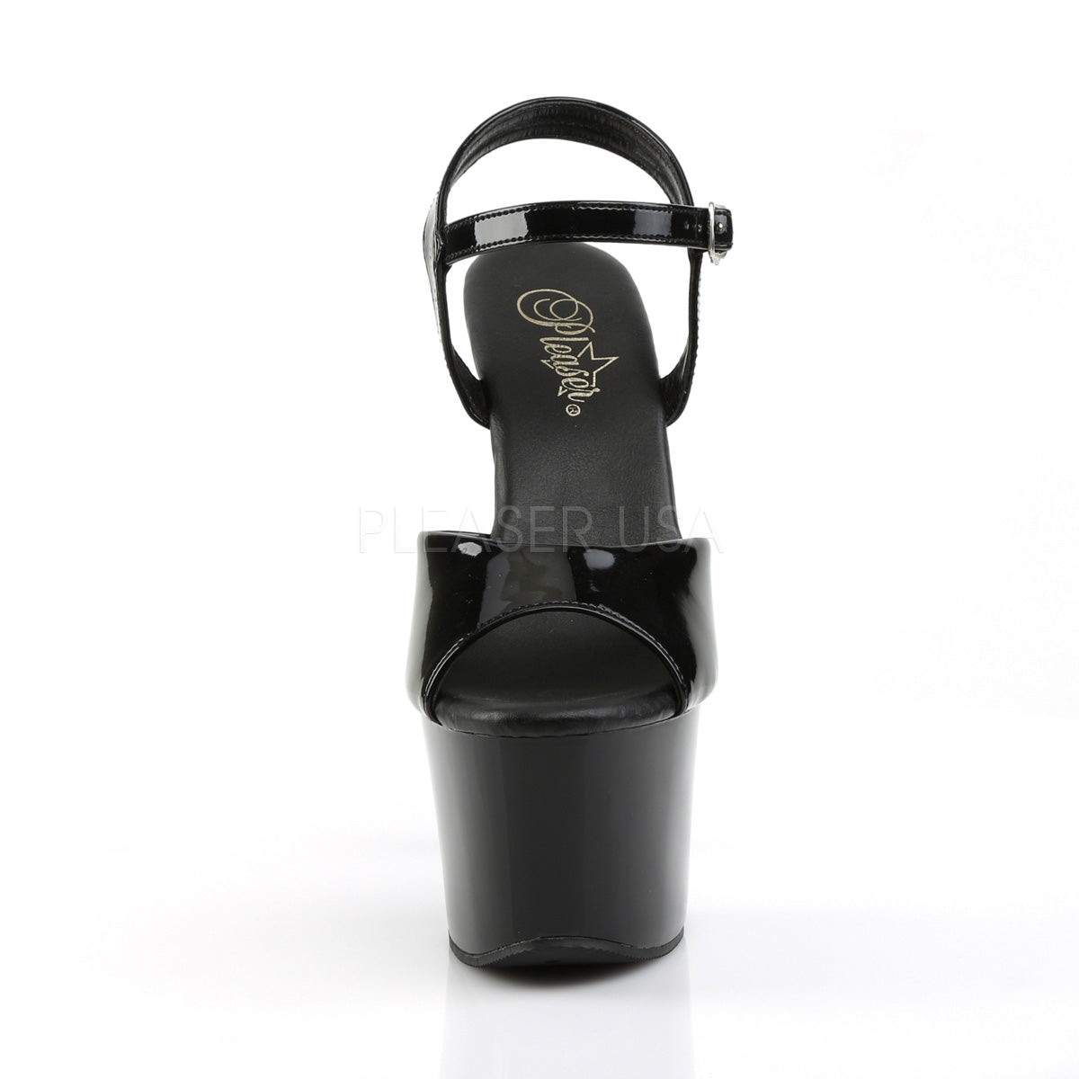 7 Inch Heel SKY-309VL Black