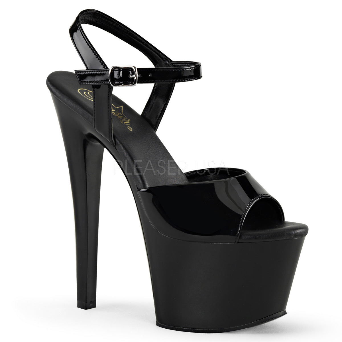 7 Inch Heel SKY-309VL Black – Shoecup.com