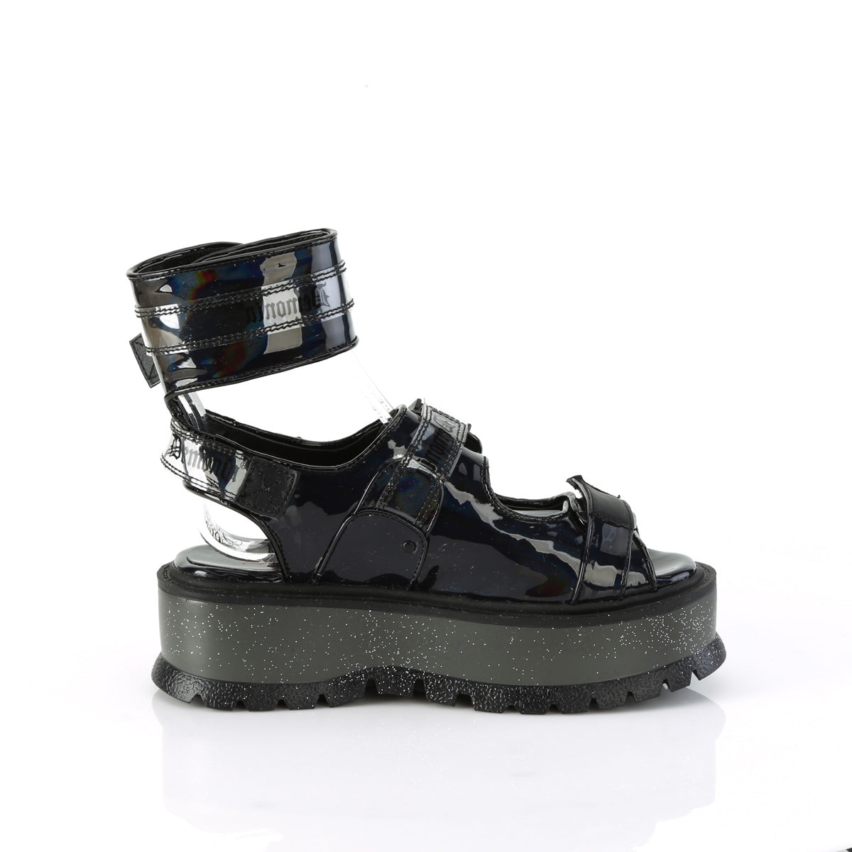 2 Inch Platform SLACKER-15B Black Holo