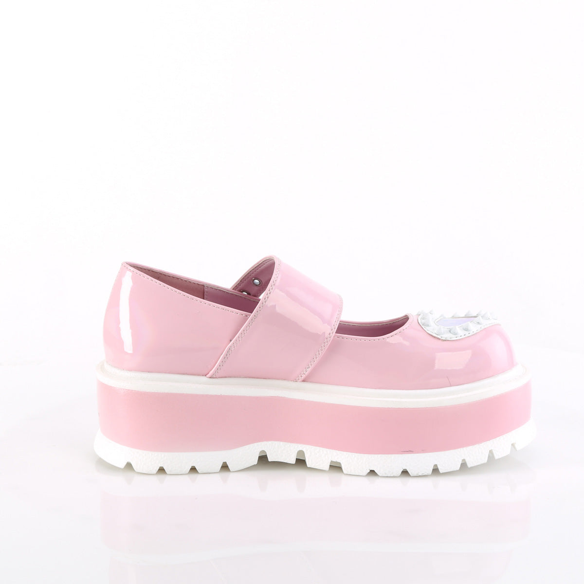 2 Inch Platform SLACKER-25 Baby Pink Holo