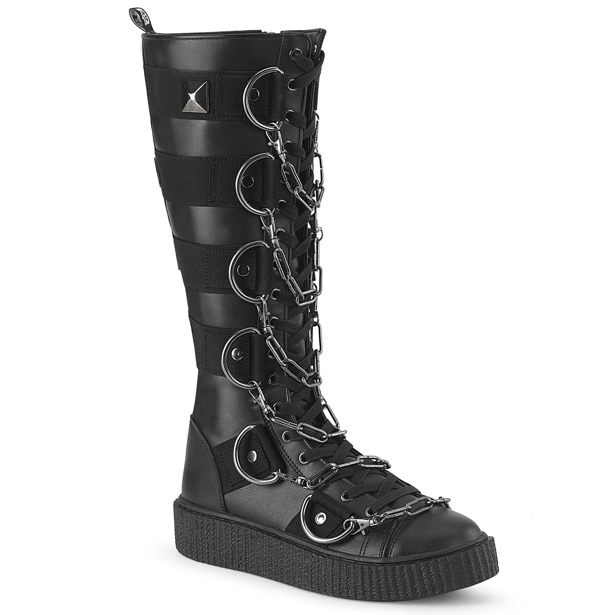 demonia-sneeker-405-black-vegan-leather-canvas