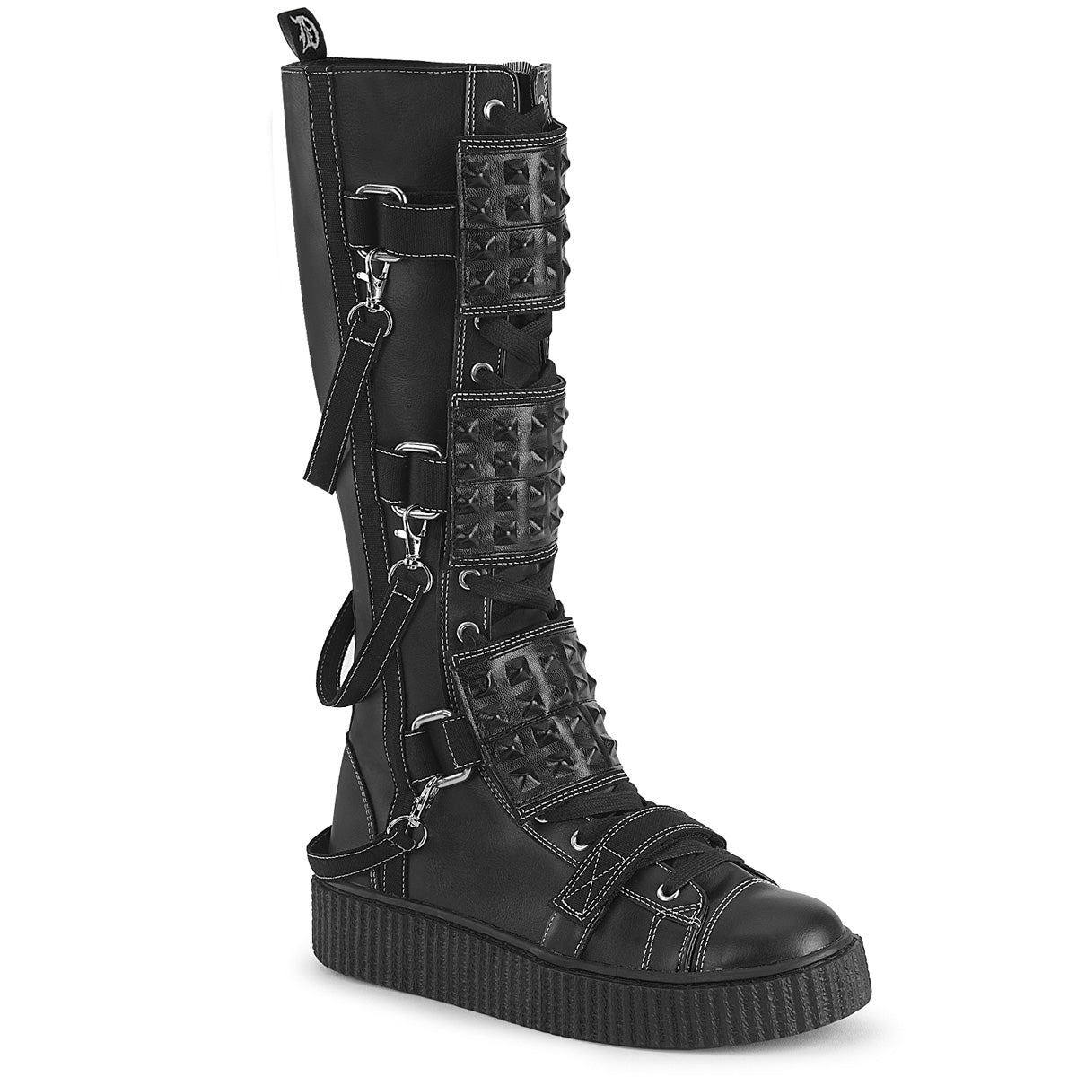 demonia-sneeker-410-black-vegan-leather-canvas