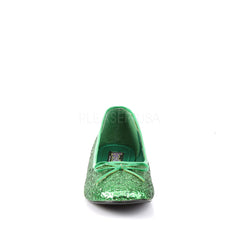 FUNTASMA STAR-16G Green Glitter Ballet Flat