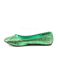 FUNTASMA STAR-16G Green Glitter Ballet Flat