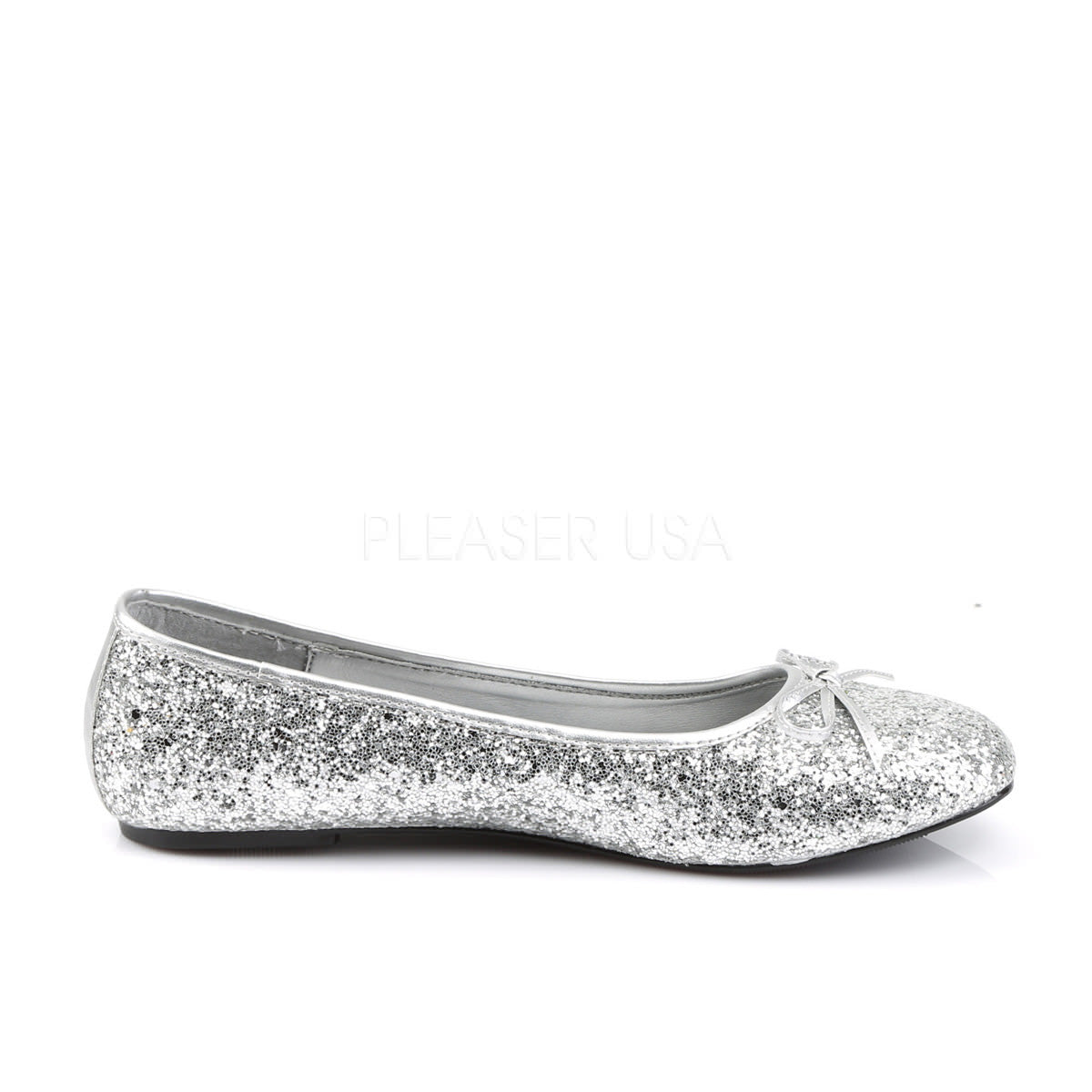 FUNTASMA STAR-16G Silver Glitter Ballet Flat