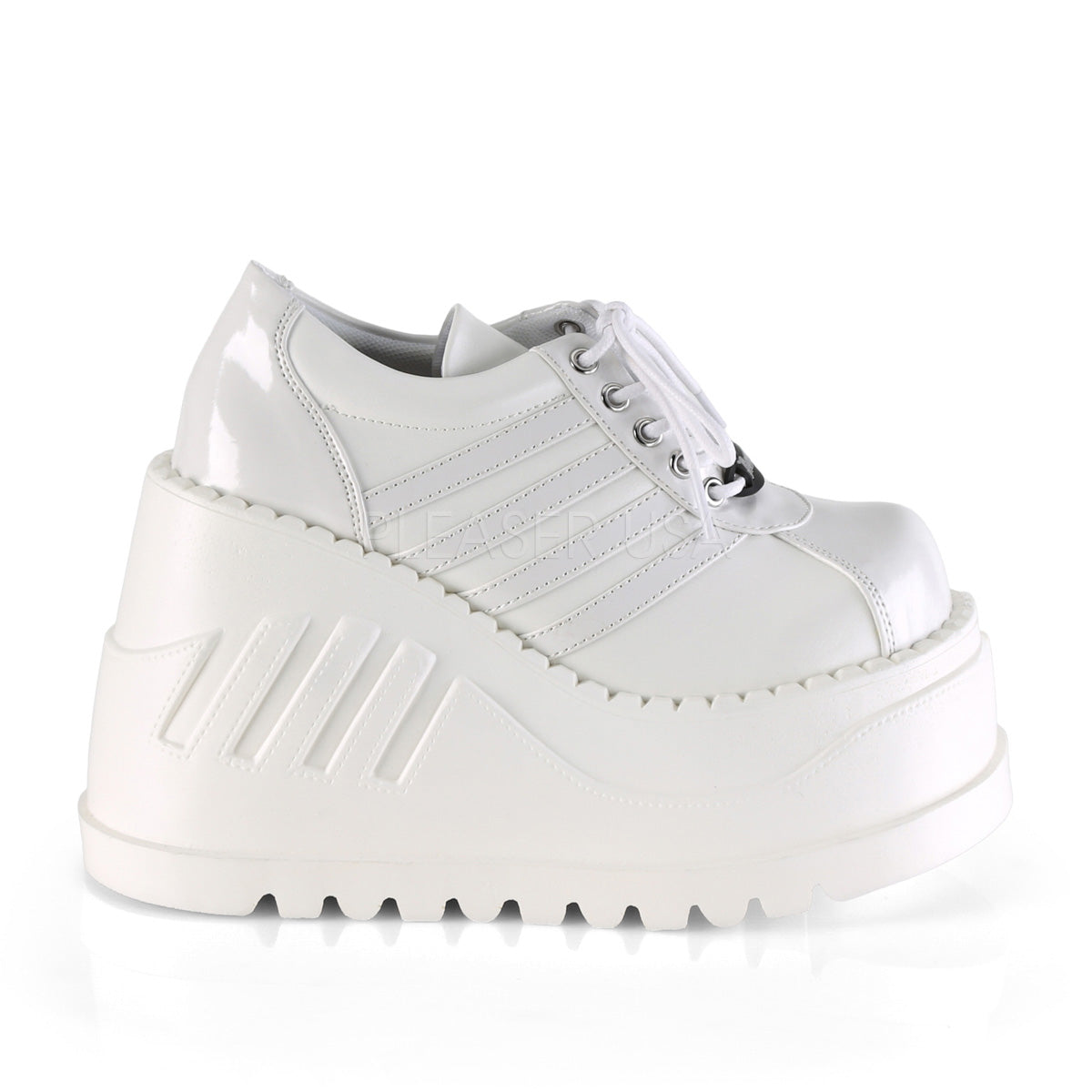 4 Inch Heel STOMP-08 White