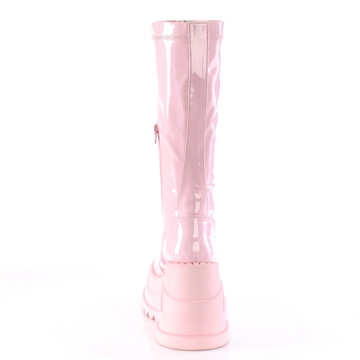 4 Inch Wedge Platform STOMP-200 Baby Pink Holo