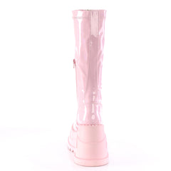 4 Inch Wedge Platform STOMP-200 Baby Pink Holo