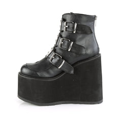 5 Inch Platform SWING-105 Black Pu – Shoecup.com