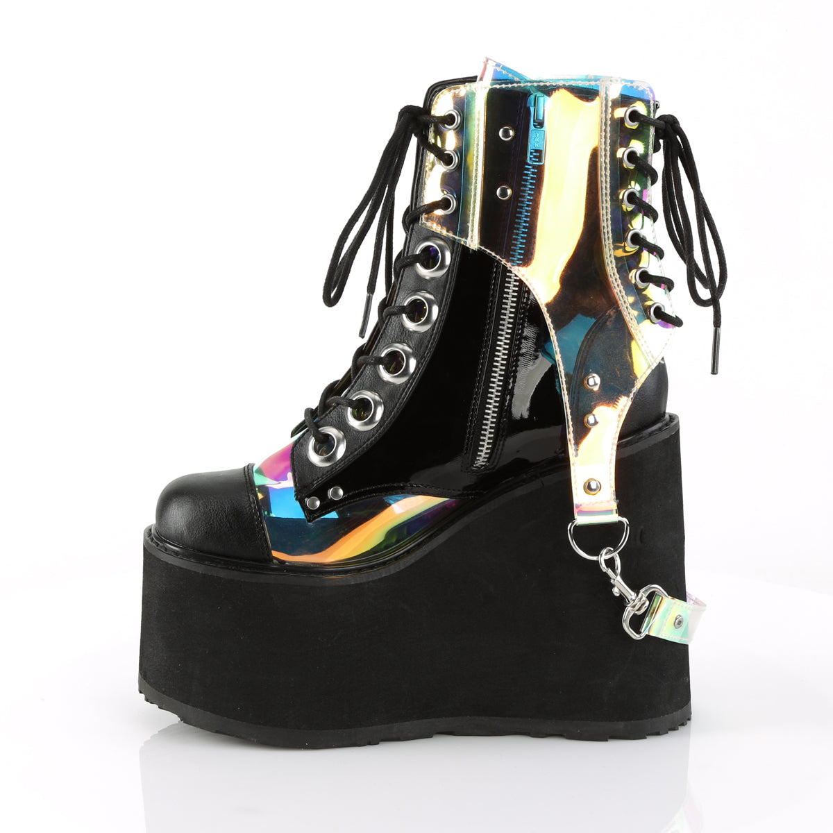 5 Inch Platform SWING-115 Black Pu