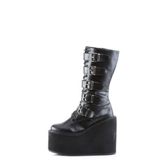 DEMONIA SWING-220 Black Pu Vegan Boots - Shoecup.com - 3