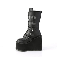 5 Inch Platform SWING-230 Black Pu – Shoecup.com