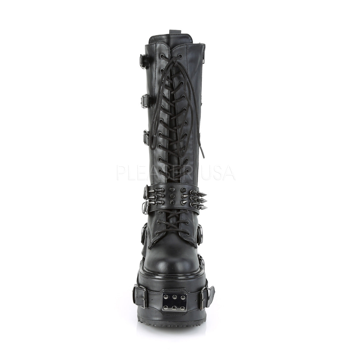 5 Inch Platform SWING-327 Black Vegan Leather