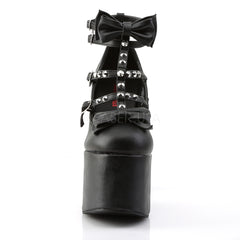 Demonia TORMENT-600 Black T-Strap Pump - Shoecup.com - 2