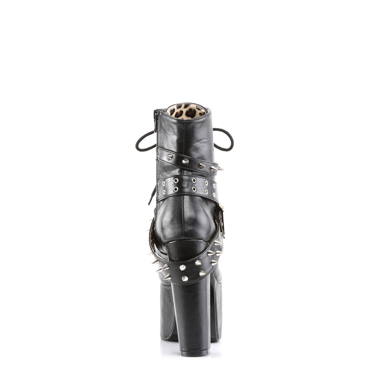 Demonia TORMENT-700 Black Vegan Leather Boots - Shoecup.com - 4
