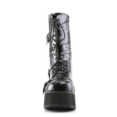 DEMONIA TRASHVILLE-205 Men's Black Pu Vegan Boots - Shoecup.com - 4