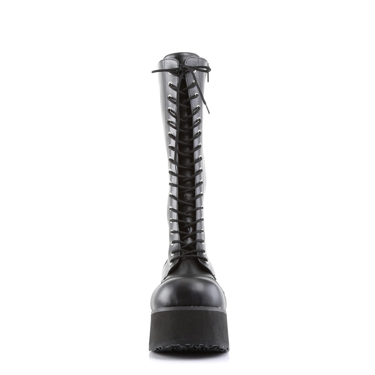 DEMONIA TRASHVILLE-502 Men's Black Pu Vegan Boots - Shoecup.com - 3