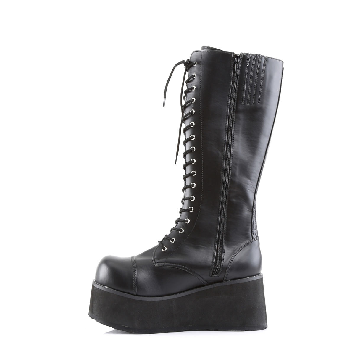 DEMONIA TRASHVILLE-502 Men's Black Pu Vegan Boots - Shoecup.com - 2