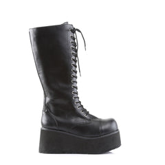 DEMONIA TRASHVILLE-502 Men's Black Pu Vegan Boots - Shoecup.com - 5
