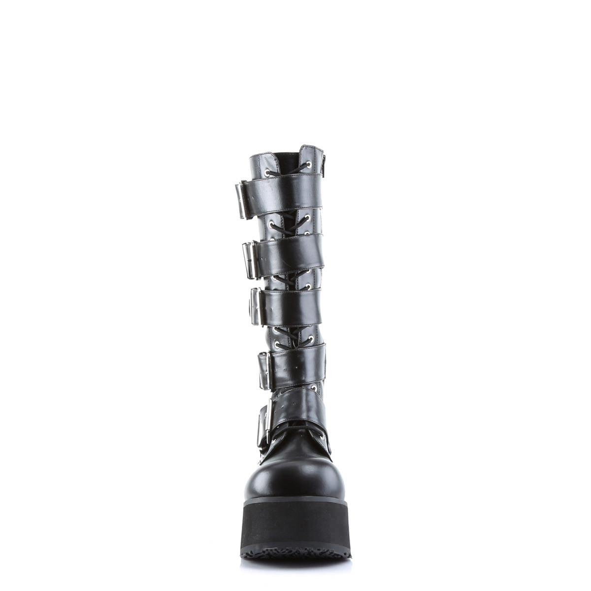 DEMONIA TRASHVILLE-518 Men's Black Pu Vegan Boots - Shoecup.com - 2