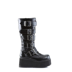 DEMONIA TRASHVILLE-518 Men's Black Pu Vegan Boots - Shoecup.com - 5