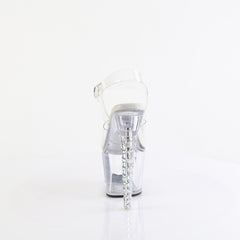 7 Inch Heel UNICORN-708TGRS Clear