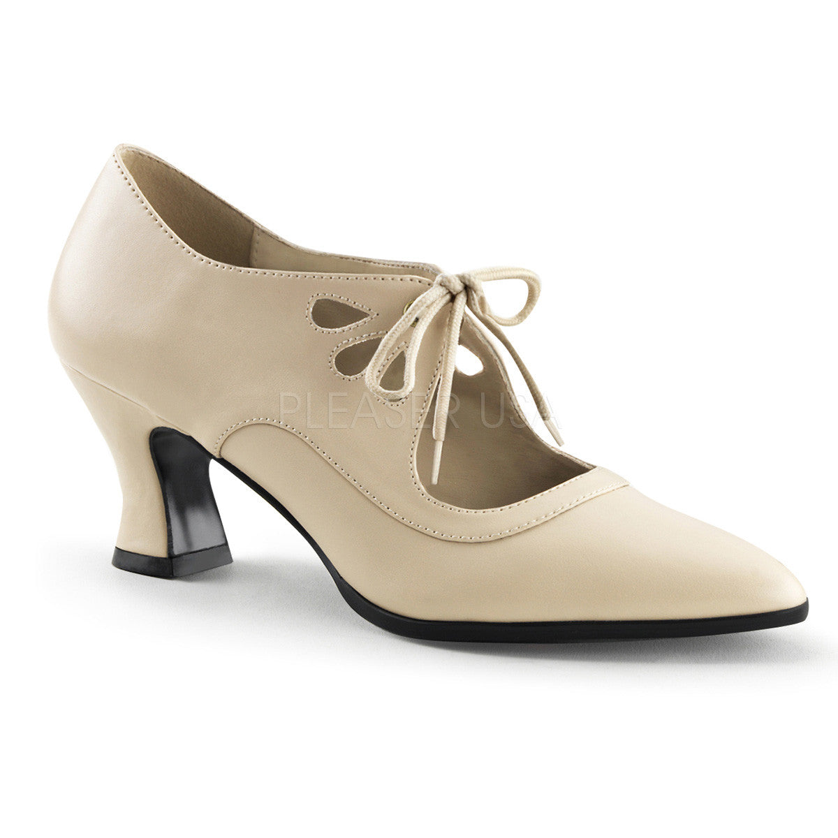 FUNTASMA VICTORIAN-03 Cream Pu Mary Jane - Shoecup.com