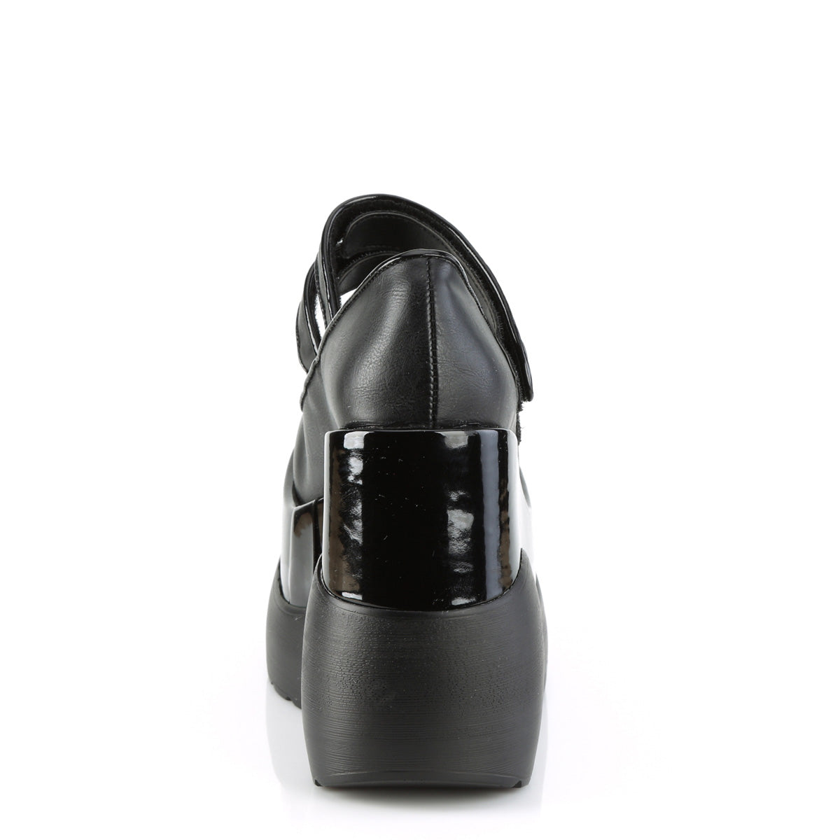 5 Inch Wedge Platform VOID-37 Black Pu