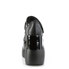 5 Inch Wedge Platform VOID-37 Black Pu