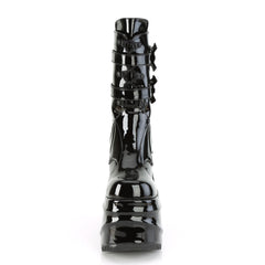 6 Inch Wedge Platform WAVE-150 Black Patent