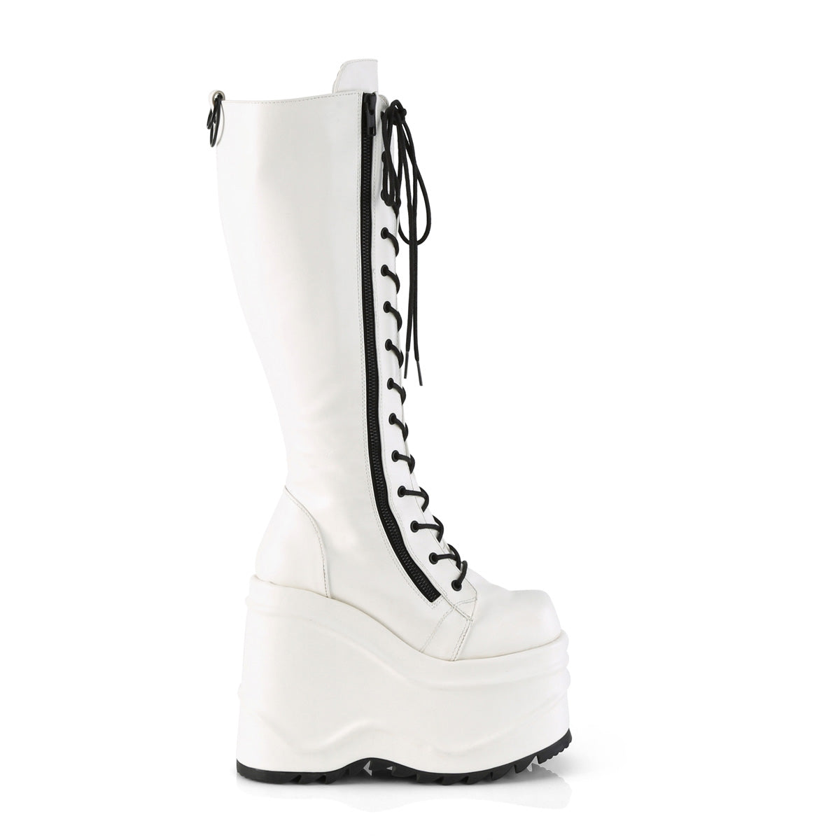6 Inch Wedge Platform WAVE-200 White