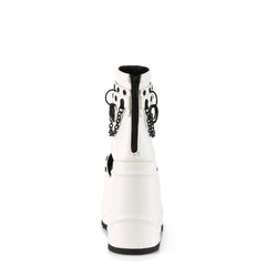 6 Inch Wedge Platform WAVE-22 White