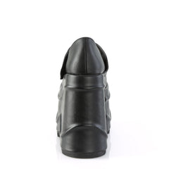 6 Inch Wedge Platform WAVE-32 Black Pu