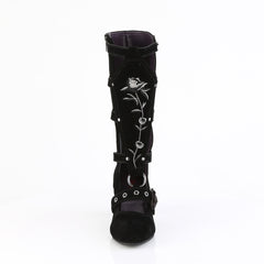 2 Inch Heel WHIMSY-118 Black Vegan Suede