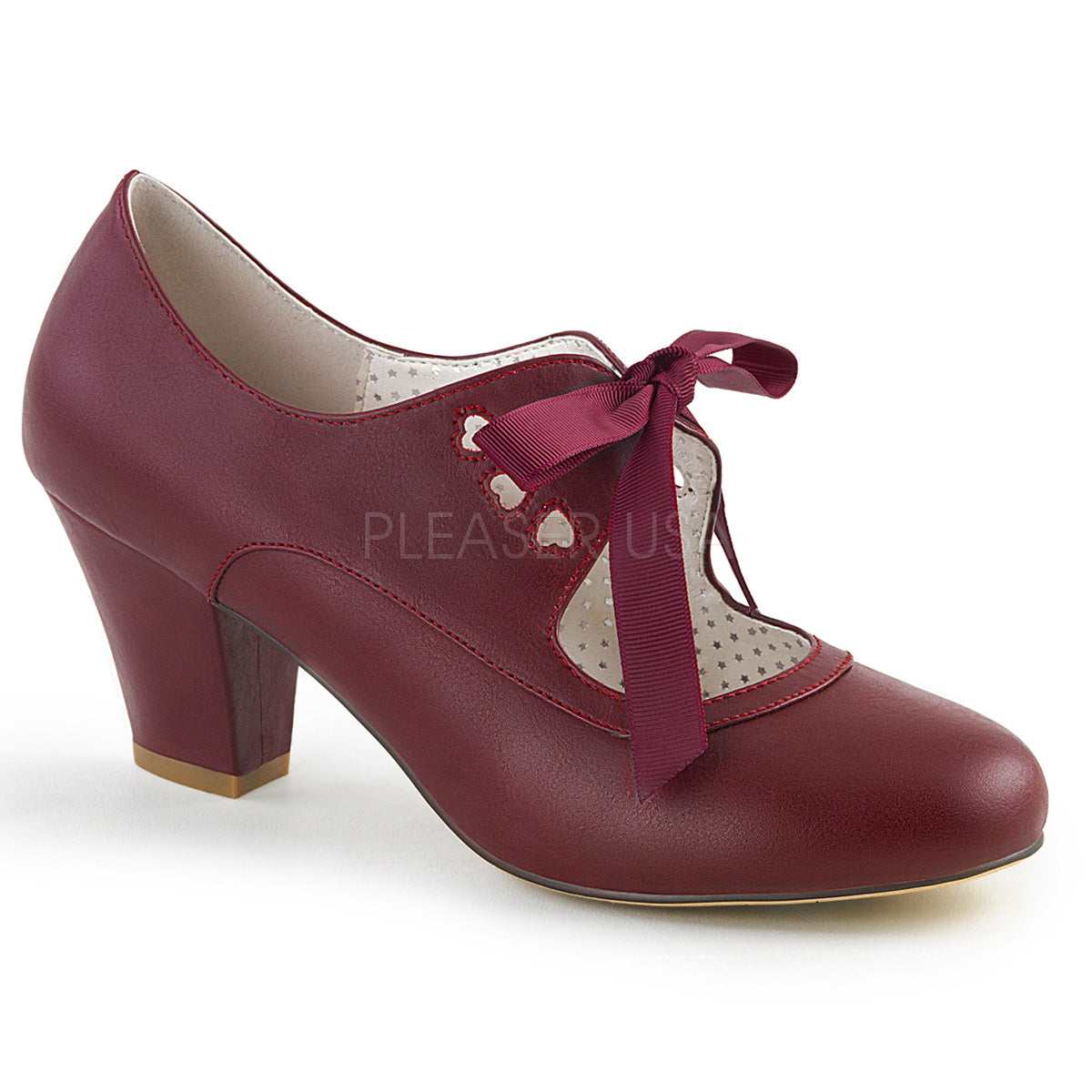 2" Heel WIGGLE-32 Burgundy