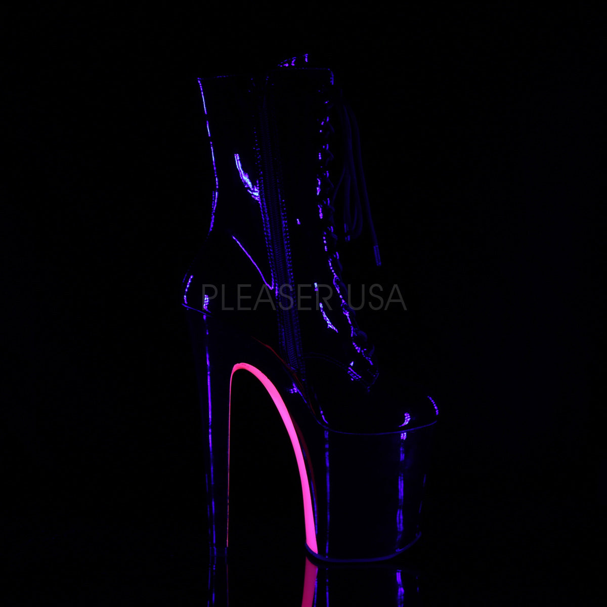 8 Inch Heel XTREME-1020TT Black Pat